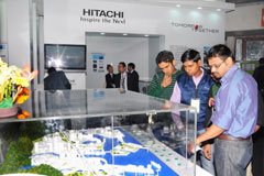 Eco-Products International Fair (EPIF) 2011  - The Hitachi Smart City model drew the interest of visitors