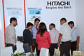 POWER-GEN India 2011  - Visitors interacting at Hitachi Booth