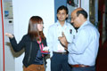 POWER-GEN India 2011  - Visitors interacting at Hitachi Booth