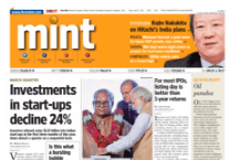 Investments in start-ups decline 24%